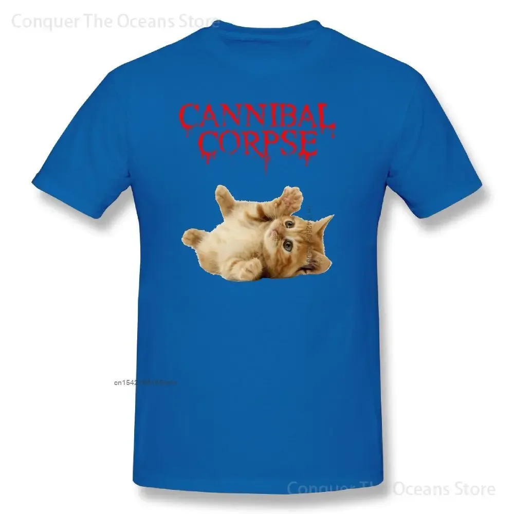 Cannibal Corpse Cat Print Cotton Men‘s T-Shirt And Women Tee Clothing Casual O-Neck Short Sleeve Streetwear T-Shirt