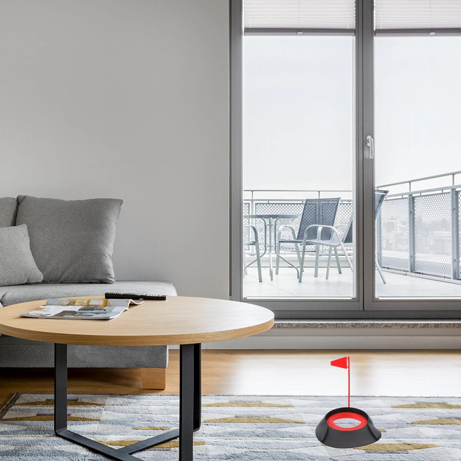 

1pc Golf Putting Trainer Portable Practice Hole For All-Direction Training Putter Cups Training Aid Plastic Putting Cup