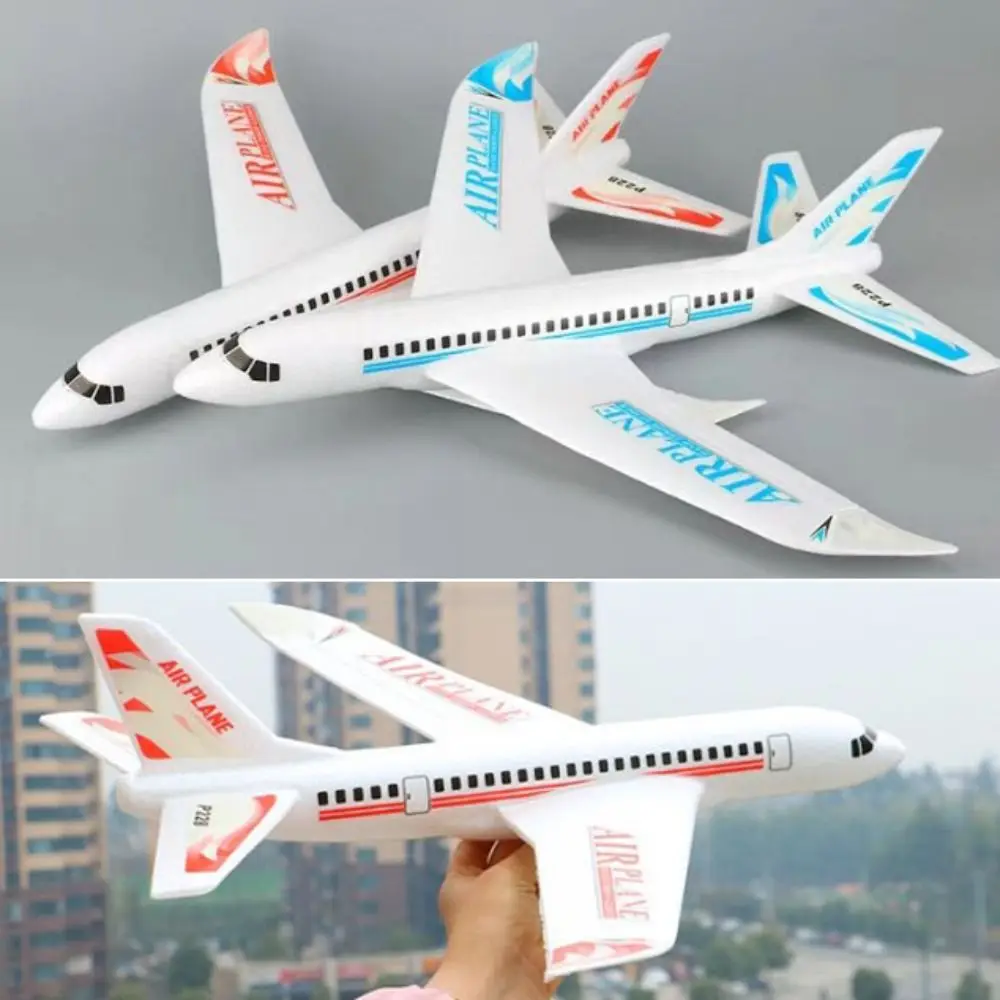 High Quality 49*45cm Foam Glider Airplane Large 2 Colors Outdoor Flying Outdoor Hand Throwing