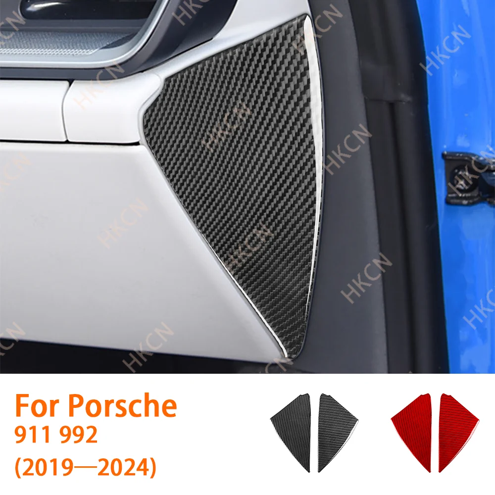 

HKCN For Porsche 911 992 2019—2023 Carbon Fiber Front Dashboard Groove Panel Car Interior Accessories Cover Trim ModifiedSticker