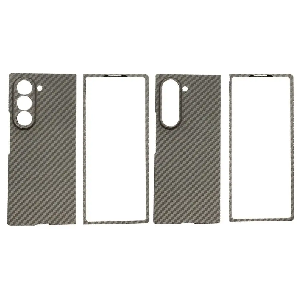 Imagem -02 - Leve Case de Fibra de Aramida para Samsung z Fold Tampa Ultra Fina do Telefone Shell de Fibra de Carbono Genuíno