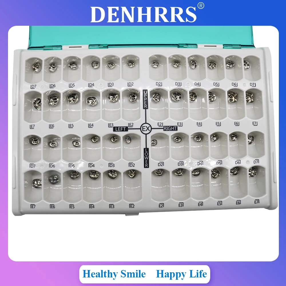 

48Pcs /Box Dental Kids Crown Stainless Steel Pedo Crown Primary Molar Crown Protect Teeth Dental Supplies