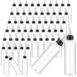 30PCS 30-100ml Refillable Dropper Bottles Tattoo Pigment Ink Containers Squeeze Bottle Dispenser Twist Cap Cosmetics Container