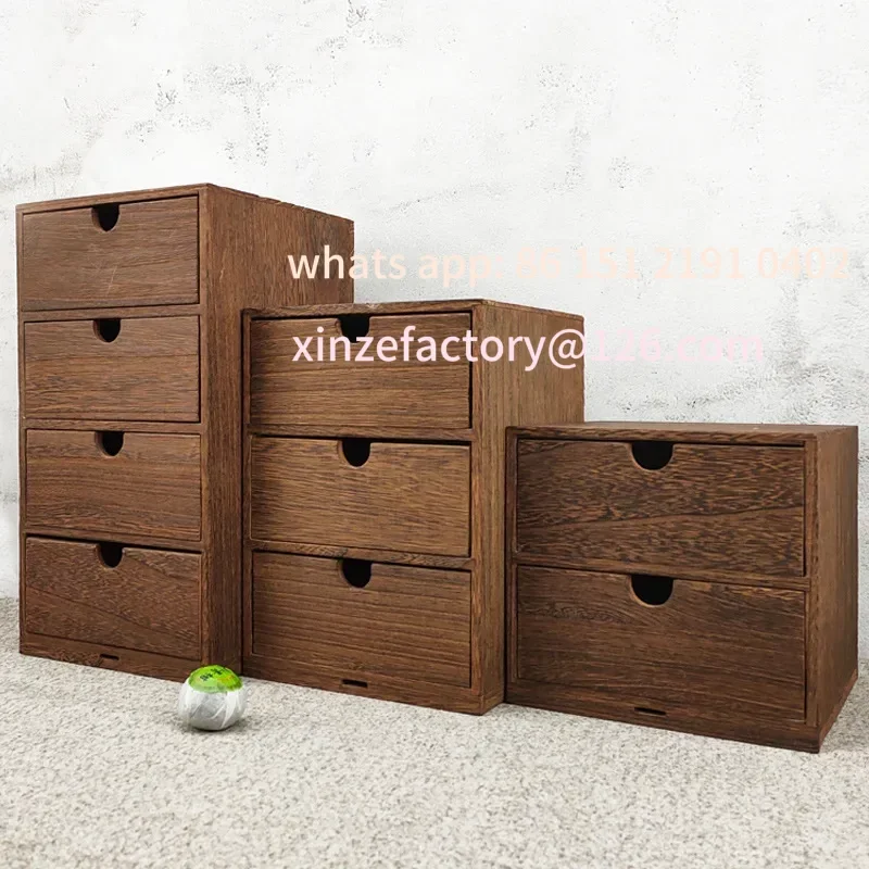 

Customizable Storage Cabinet with Drawers - Jewelry & Cosmetic Organizer, Decorative Box