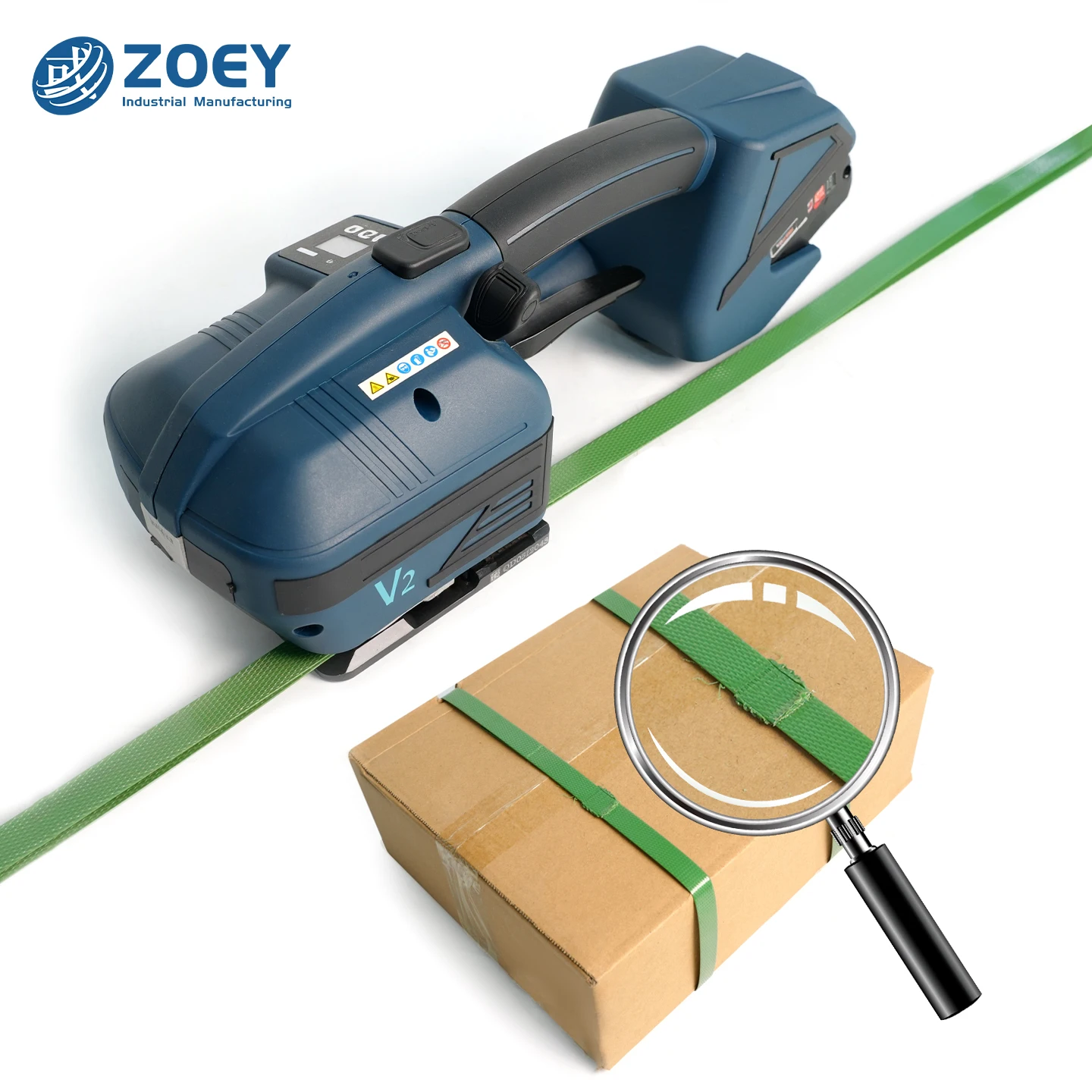 In Stock V2 Electric Strapping Tool Portable Strapping Machine for 13-16mm PP/PET Handheld Battery Wrapping Machine