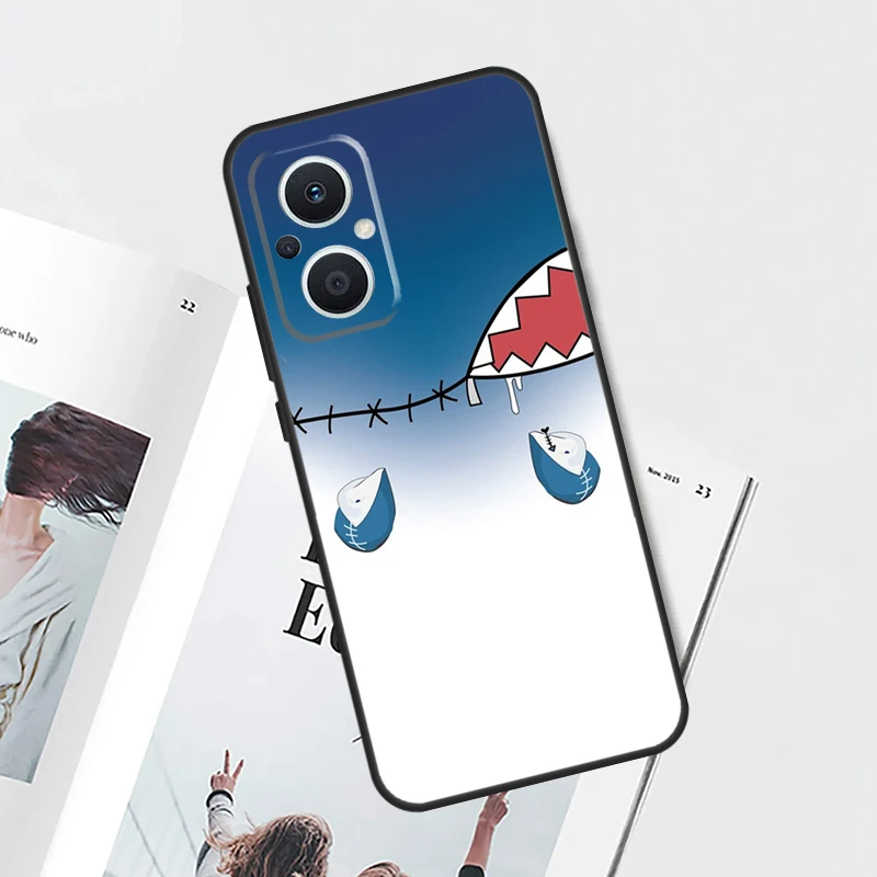 Gawr Gura Hololive Anime Case For OPPO Reno 4Z 5Z 8T 4 5 6 7 8 Lite 10 Pro OPPO Find X5 X6 Pro X2 Neo X3 Lite Cover