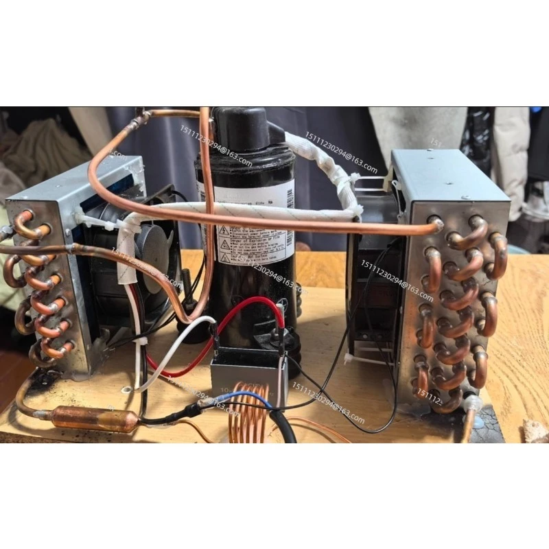 DIY small air conditioner/chiller parts set compressor refrigeration