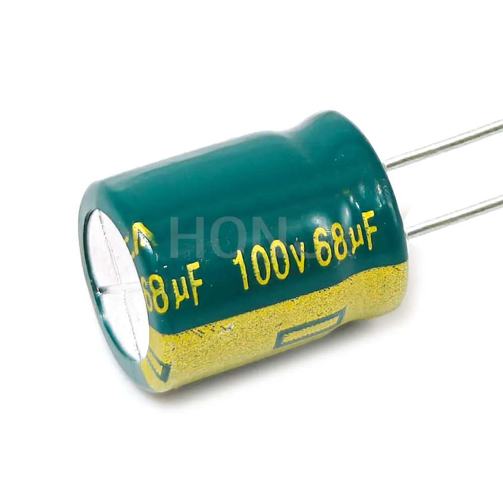 10PCS 100V68uf  Aluminum Electrolytic Capacitor 68uf100v 100v 68uf 100V 68mf 100vdc 68MFD 100v68mf 68mf100v 10x13mm ±20%