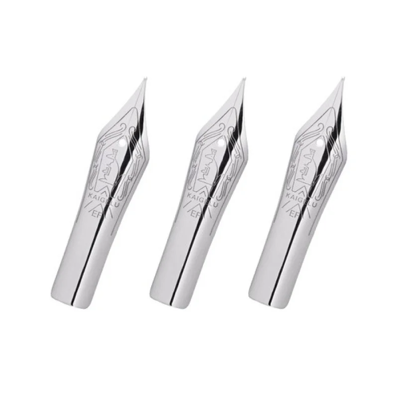 

A+ 3PCS Kaigelu Fountain Pen Nibs #6 Nib Silver EF for Jinhao 100, 450