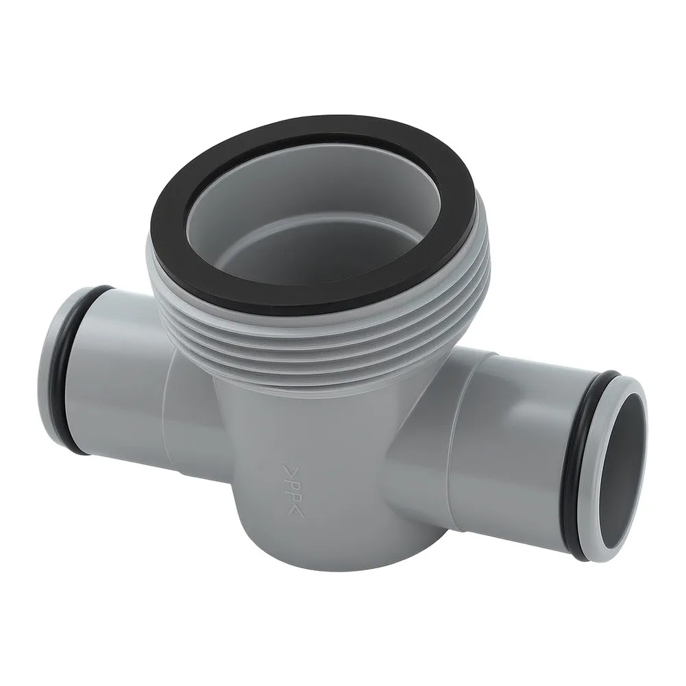 for triple Outlet Pool T Connector 1.5 in to 1.25 in ABS Plastic with Leak Resistant Design for Intex Pool Systems
