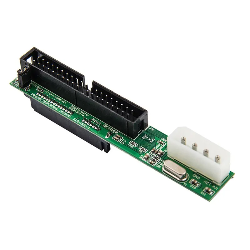 7+15Pin Sata to IDE Converter 2.5 Sata Female to 3.5 inch IDE Male 40pin port Adapter