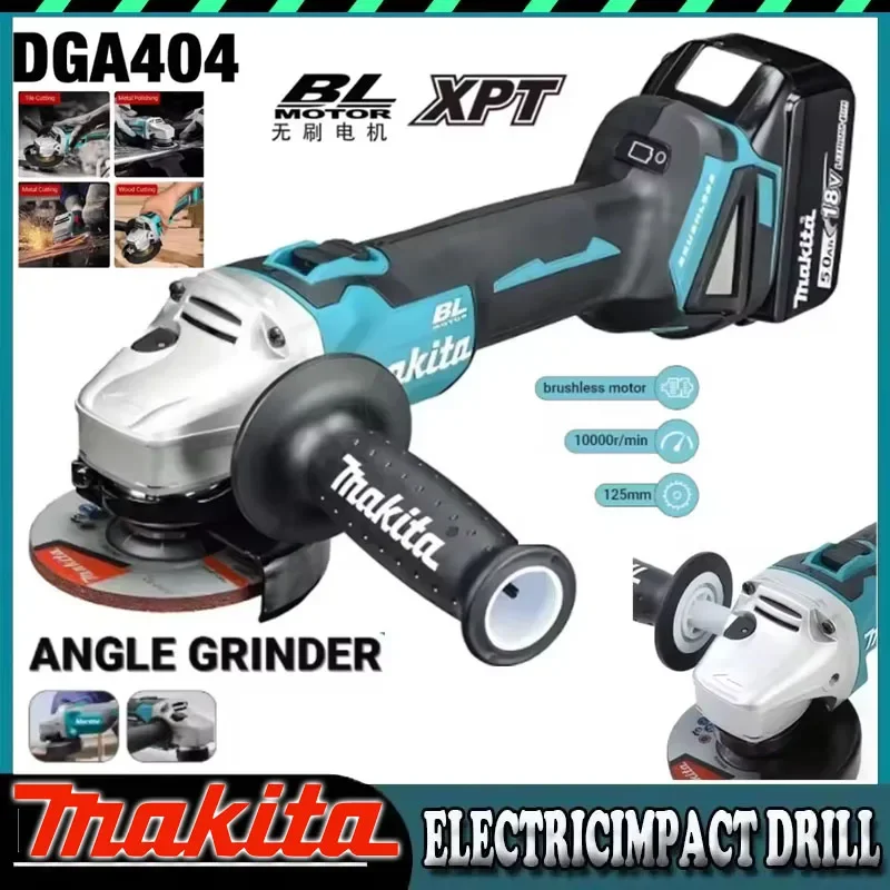 makita-angle-machine-high-power-grinder-rechargeable-cutting-dga404-100mm-brushless-lithium-electric-polishing-machine