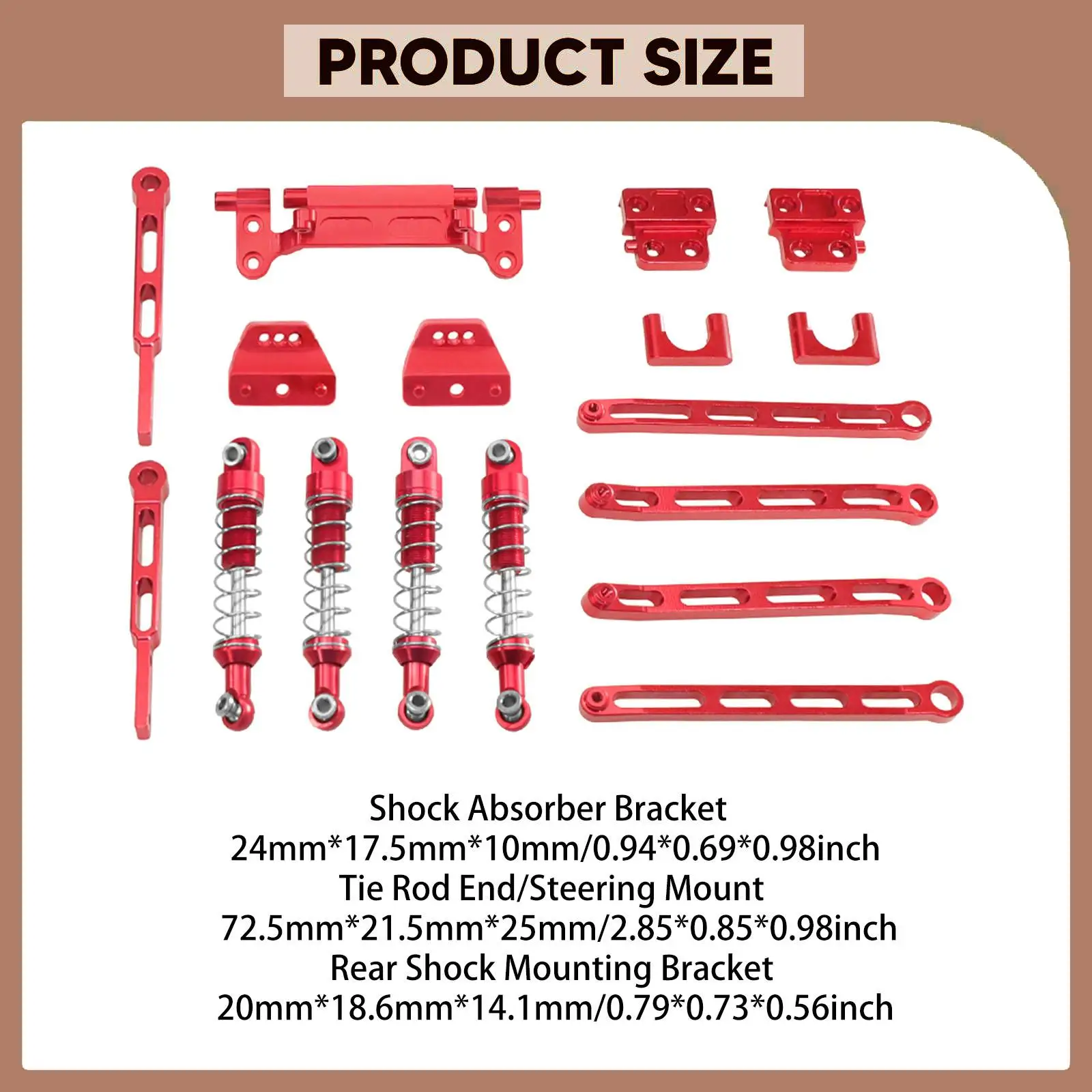 

Крепление амортизатора RC для самостоятельной сборки, запчасти для радиоуправляемых моделей, сменные детали для радиоуправляемых машин, для модели краулера MN82S в масштабе 1:12