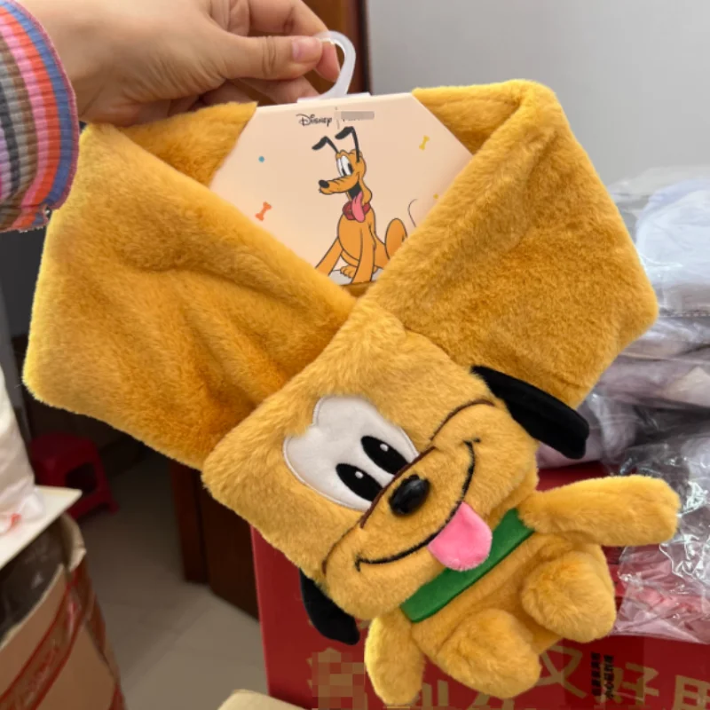 ผ้าพันคอการ์ตูนดิสนีย์ ลายมิกกี้ ปูโต้ ดิดิ ซีรีส์ประเทศหิมะ ผ้าพลัฌ อุ่นสบายสำหรับฤดูใบไม้ร่วงและฤดูหนาว น่ารัก เหมาะเป็นของขวัญสำหรับคู่รัก