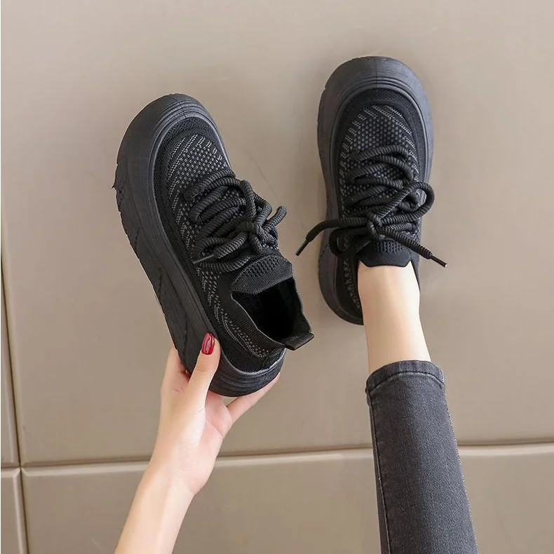2026 New Summer Sneakers for Women Mesh Breathable Casual Socks Shoes Fashion Walking Sport Shoes Outdoors Women's Running Shoes