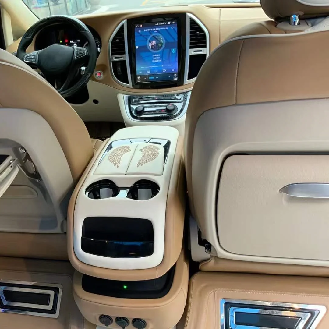 Factory Hot Selling Luxury Car Interior Accessories Storage Armrest Console Box For Vito And Sprinter Excluding Wrapping And Wat