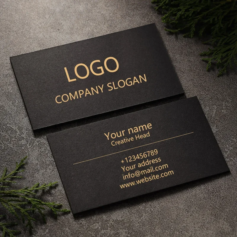 100 Pcs/lot Design CustomPrinting Paper Business Card, Paper