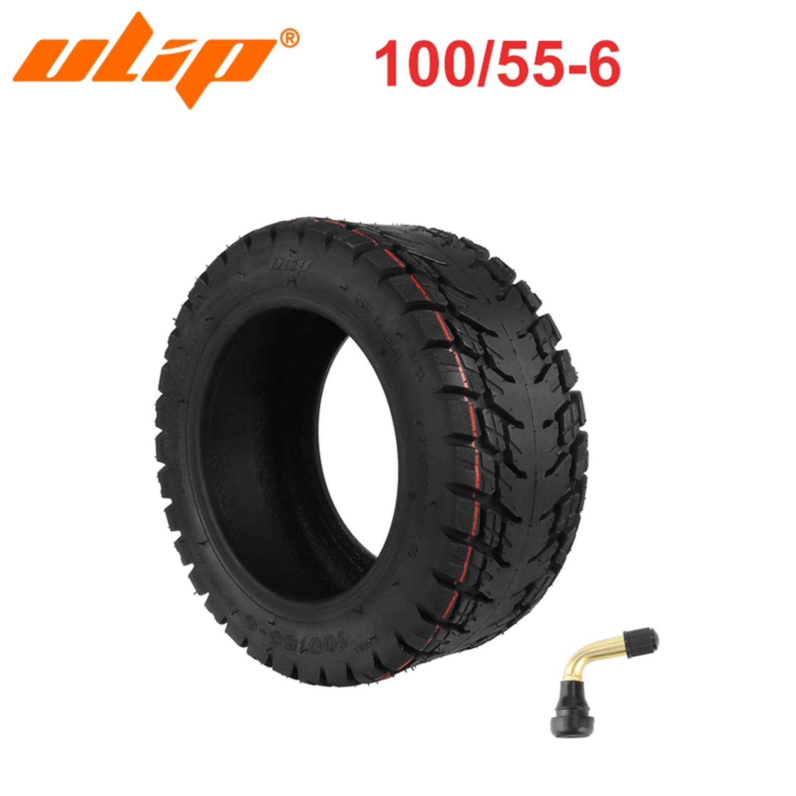

ULIP 100/55-6 Off-road Tubeless Tire 11 Inch Tickened Wear-resistant Vacuum Tire for TEVERUN Fighter 10/10+ Electric Scooter