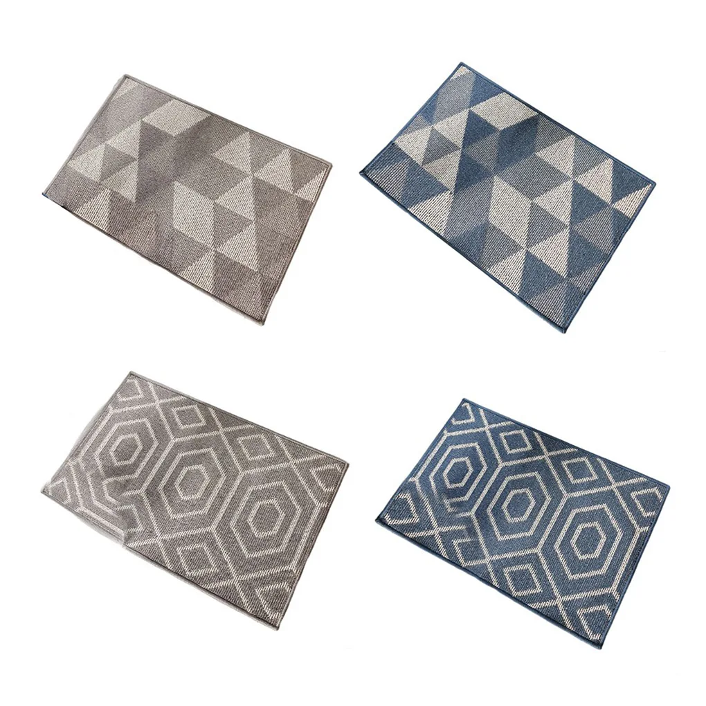 Indoor Doormat Water-Absorbent Breathable Area Rug Rectangular Floor Mats