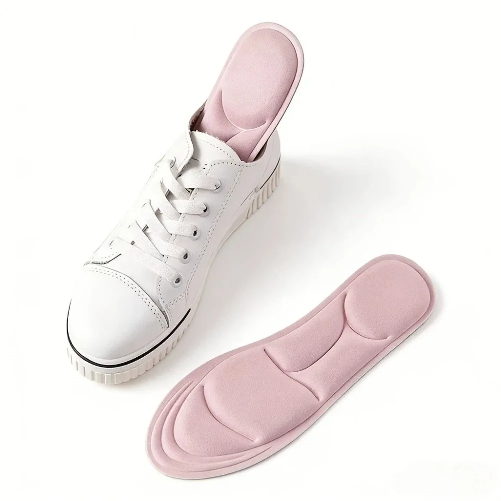 Breathable 5D Memory Insoles Soft Massage Shock-Absorbing Insoles Arch Support Cuttable Men Women Insoles for Feet Care