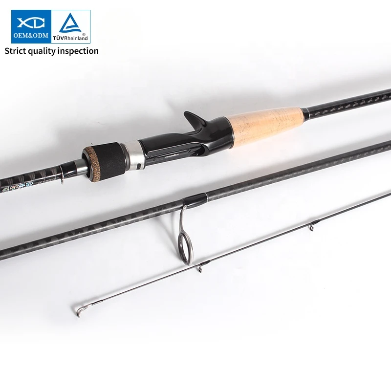 Upgrade 210cm 6.89ft 2 sections Guide blanks spinning  tube carbon fishing rods surfcasting casting spinning rod