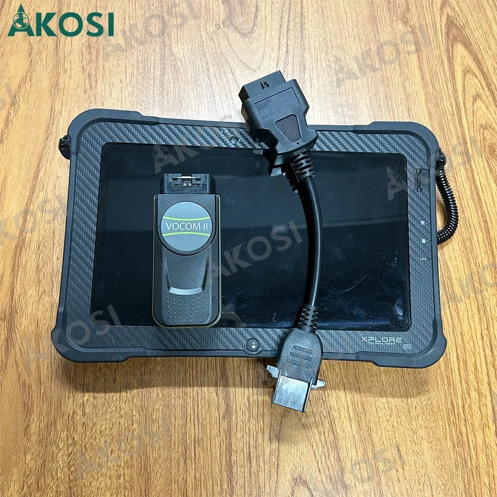 

Xplore Tablet + диагностический инструмент для грузовых экскаваторов VOCOM II VOCOM 2 mini 88894200 Поддержка EUR6 FH/FM4 Premium Tech Tool