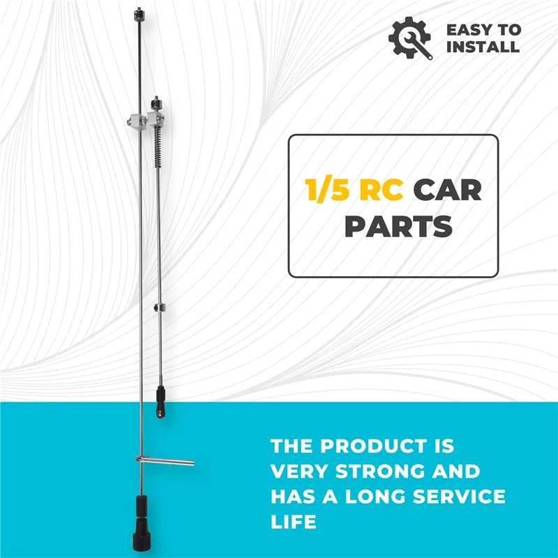 TNKIG-Opgewaardeerde Rem Gaskoppeling Remhendel Set Voor 1/5 Schaal HPI Rovan Baja 5B 5T 5SC KM Rc Auto Onderdelen