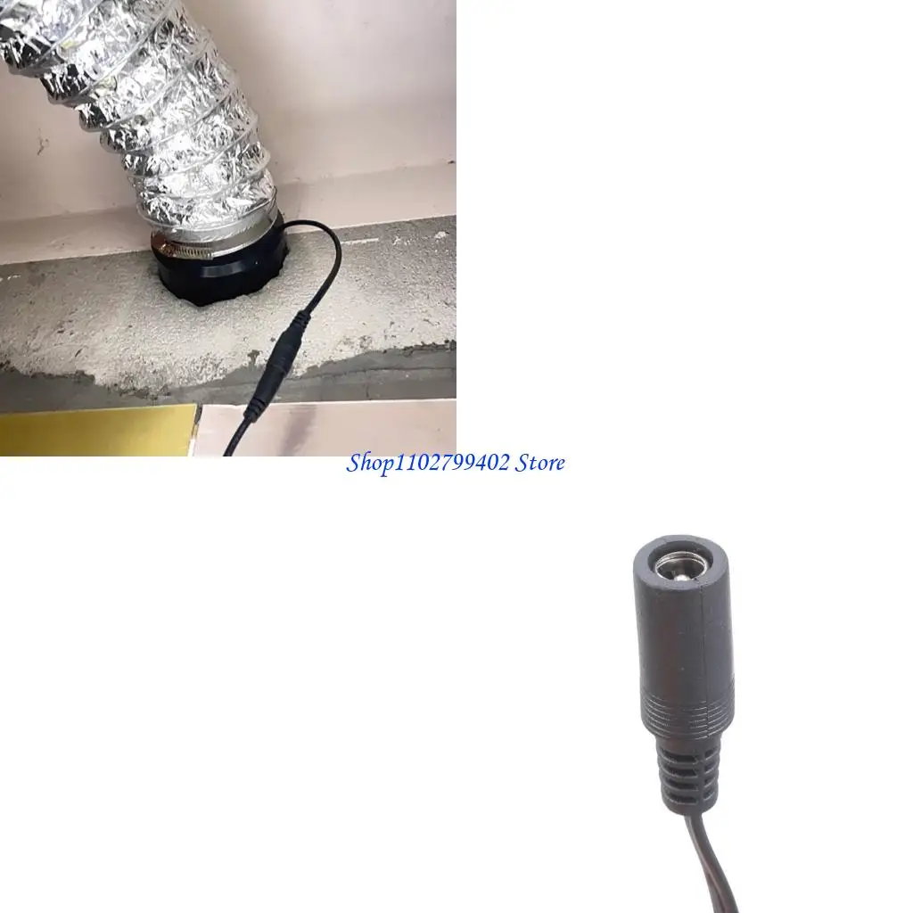 547F 12cm In Line Air Blower 12V Ventilation Blower Ventilation Fan Bilge In Line Marine Bilge Strong Engine Air Blower Fan
