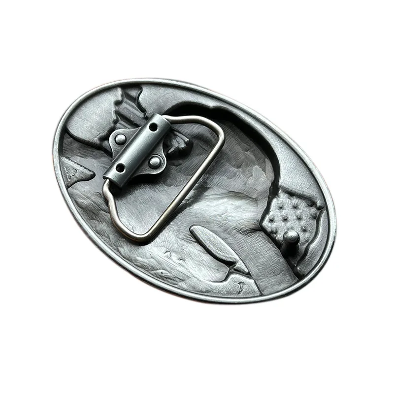 Western Style Eagle Belt Buckle Leather Fashion Accessory for Men And Women