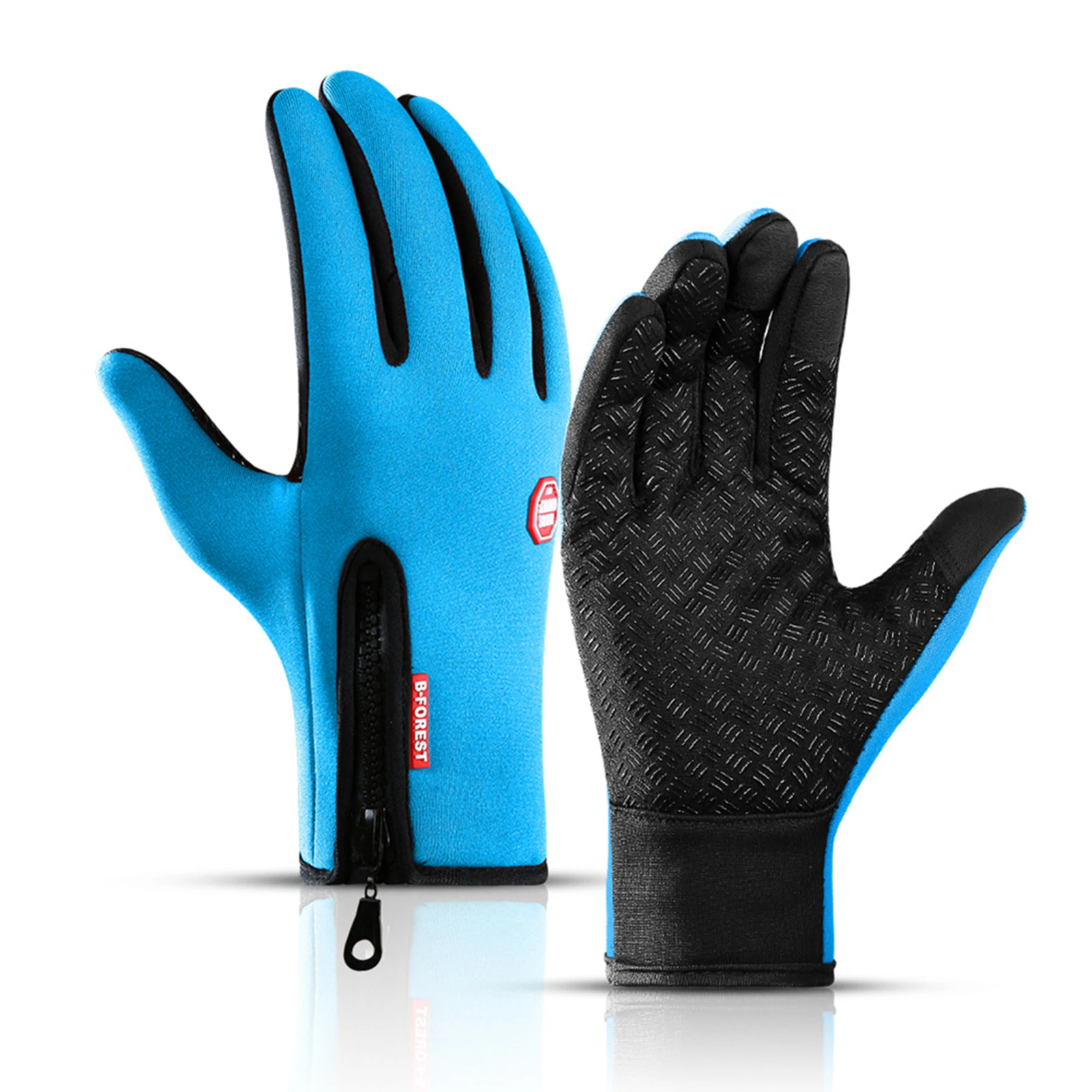 Bicycle Gloves Full Finger Splashproof Gloves Anti-Slip Portect Hands Keep Warm Suitable For Biking