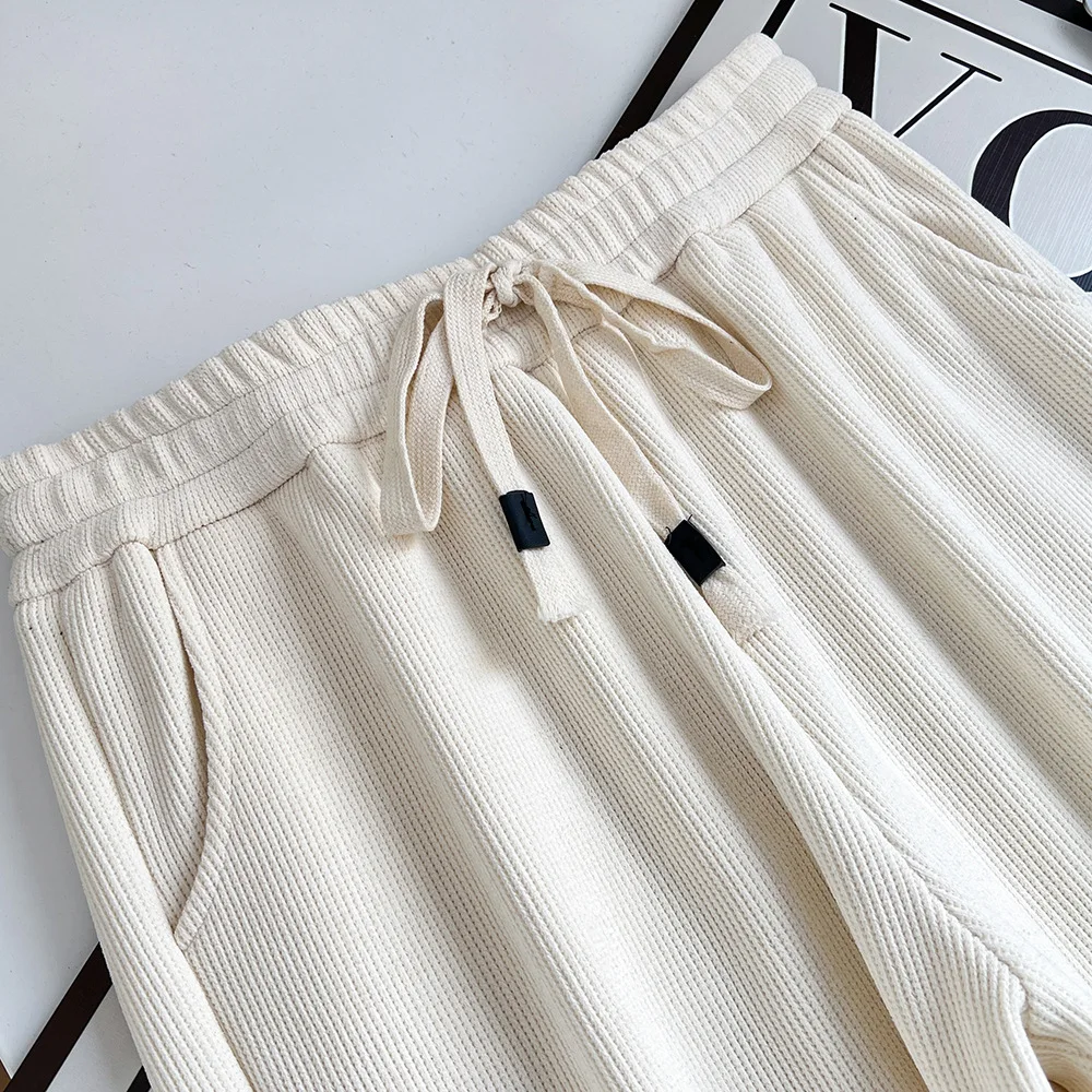 حجم كبير حجم كبير المرأة الخريف الشتاء مستقيم الساق السراويل صوف مبطن بناطيل تدفئة غير رسمية للفتيات الثقيلة XXL XXXL XXXXL