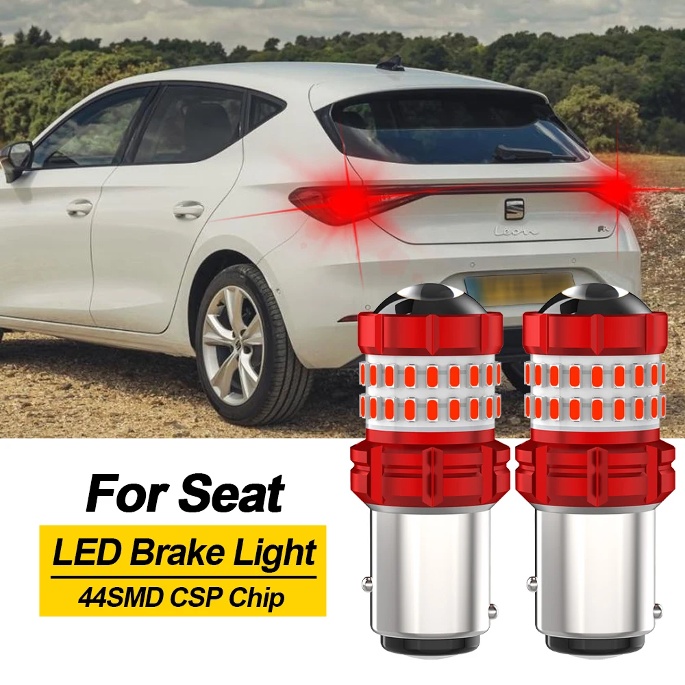 

BMTxms 2pcs P21W 1156 BA15S LED Brake Stop Light Canbus For SEAT Alhambra MK1 MK2 Altea Arona Ateca Exeo Leon 1P 5F Toledo 5P