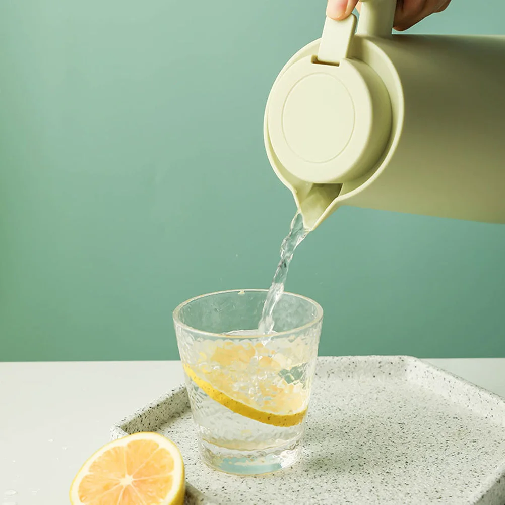 

Insulated Water Kettle 4 Cup Capacity Nordic Design Glass Liner Sturdy Shell Ergonomic Handle Long Heat Preservation for Home