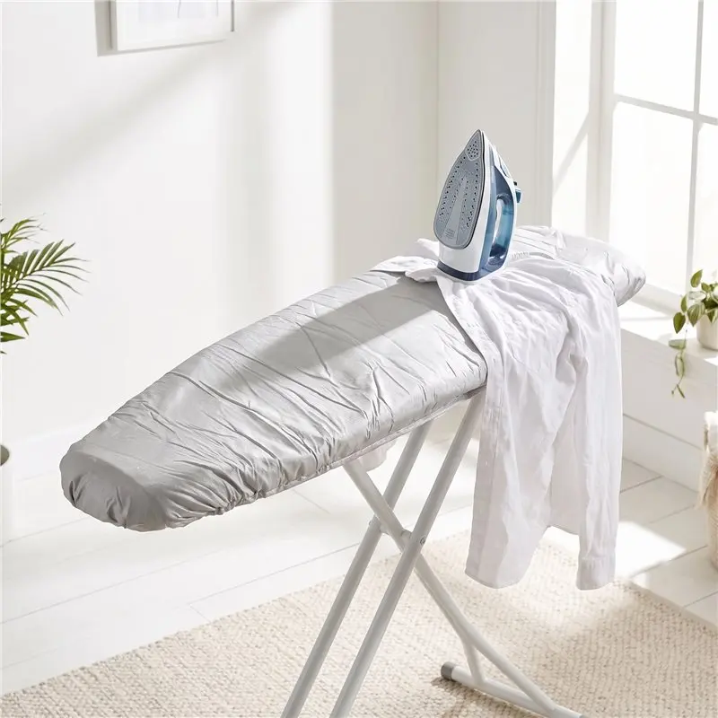 A93E-Reflective Silicone Ironing Board Cover With Two Nylon Sticker Straps Boards Scorching And Staining Elastic Edge Covers