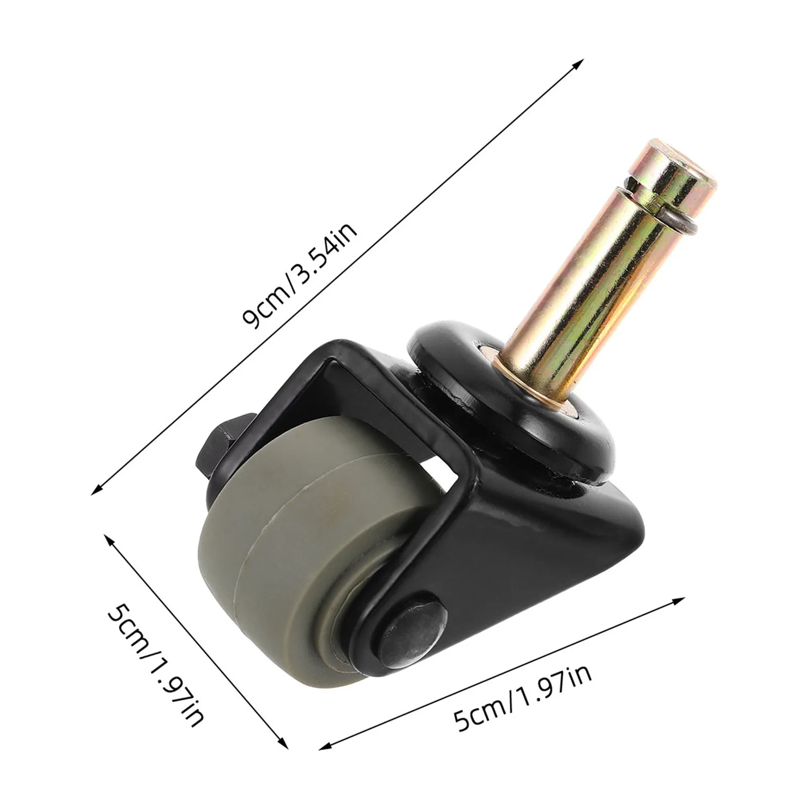 Upright Piano Caster Nylon Smooth Silent Movement Heavy Duty Piano Moving Wheels Replacement Parts for Home and Stage