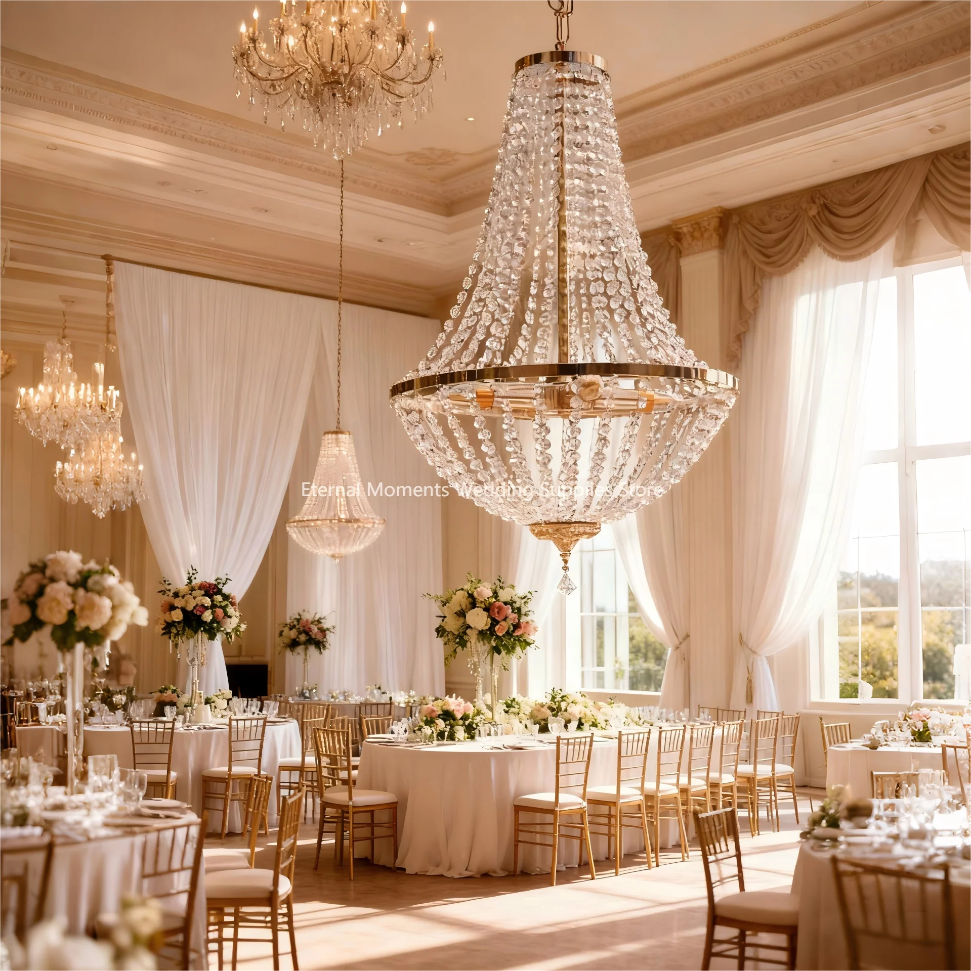 

4/8 шт. популярный фон для помолвки, свадебная хрустальная люстра, центральная часть для дня рождения, рождественских праздников, мероприятий