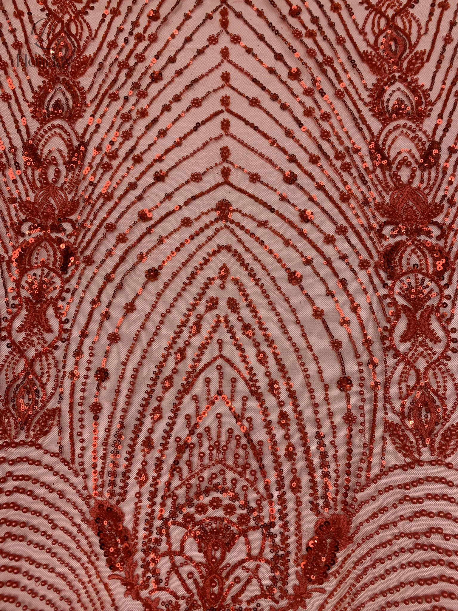 5Y/piece New Arrival! High - quality Beaded Sequin Fabric with Intricate Patterns for Fashion and Decor​