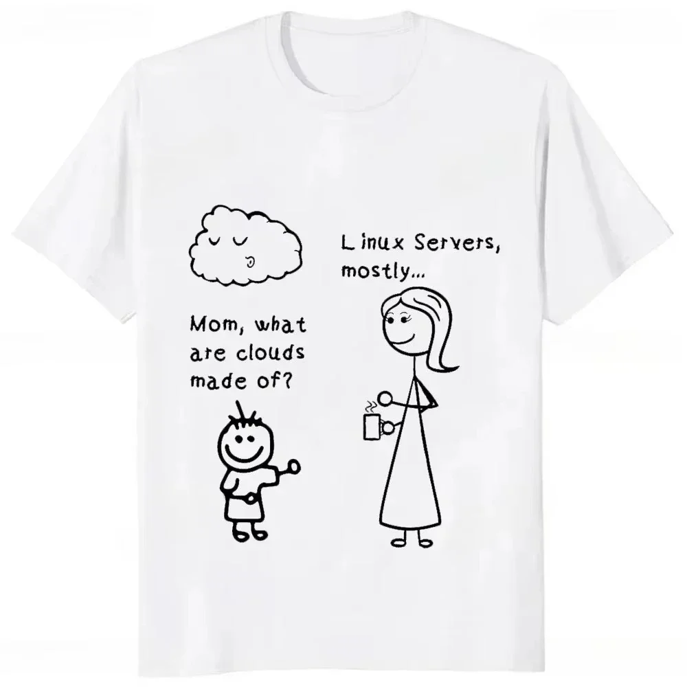 Fun Programmer Short Sleeve T-shirt Software Developer Computer Engineer Nerd T-shirt Casual Fashion Street Wear Women's Tops