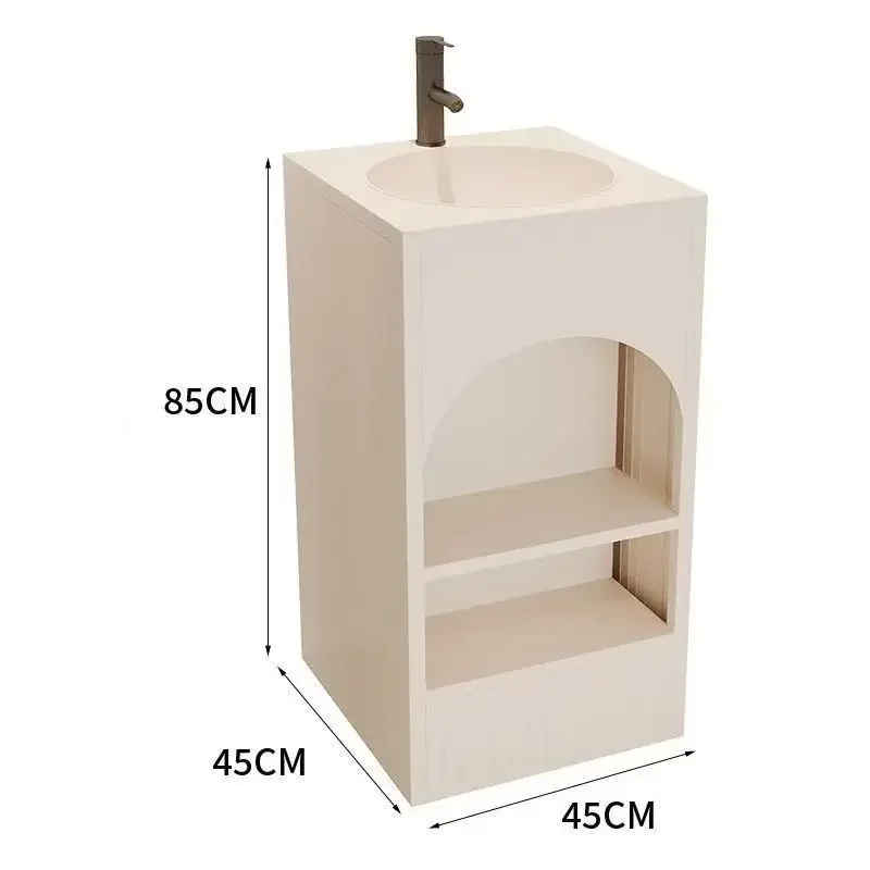 Washing table Internet celebrity restaurant Bar column basin integrated floor type