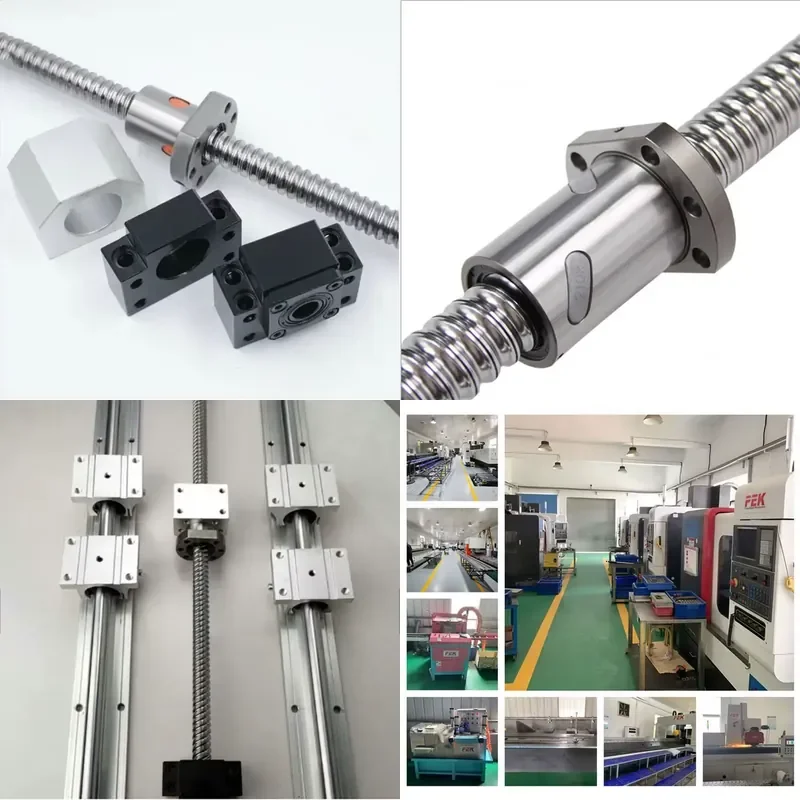 6000mm Linear Axis Ball Screw Assembly for CNC Machine High Precision Long Stroke Motion System Industrial Automation Parts