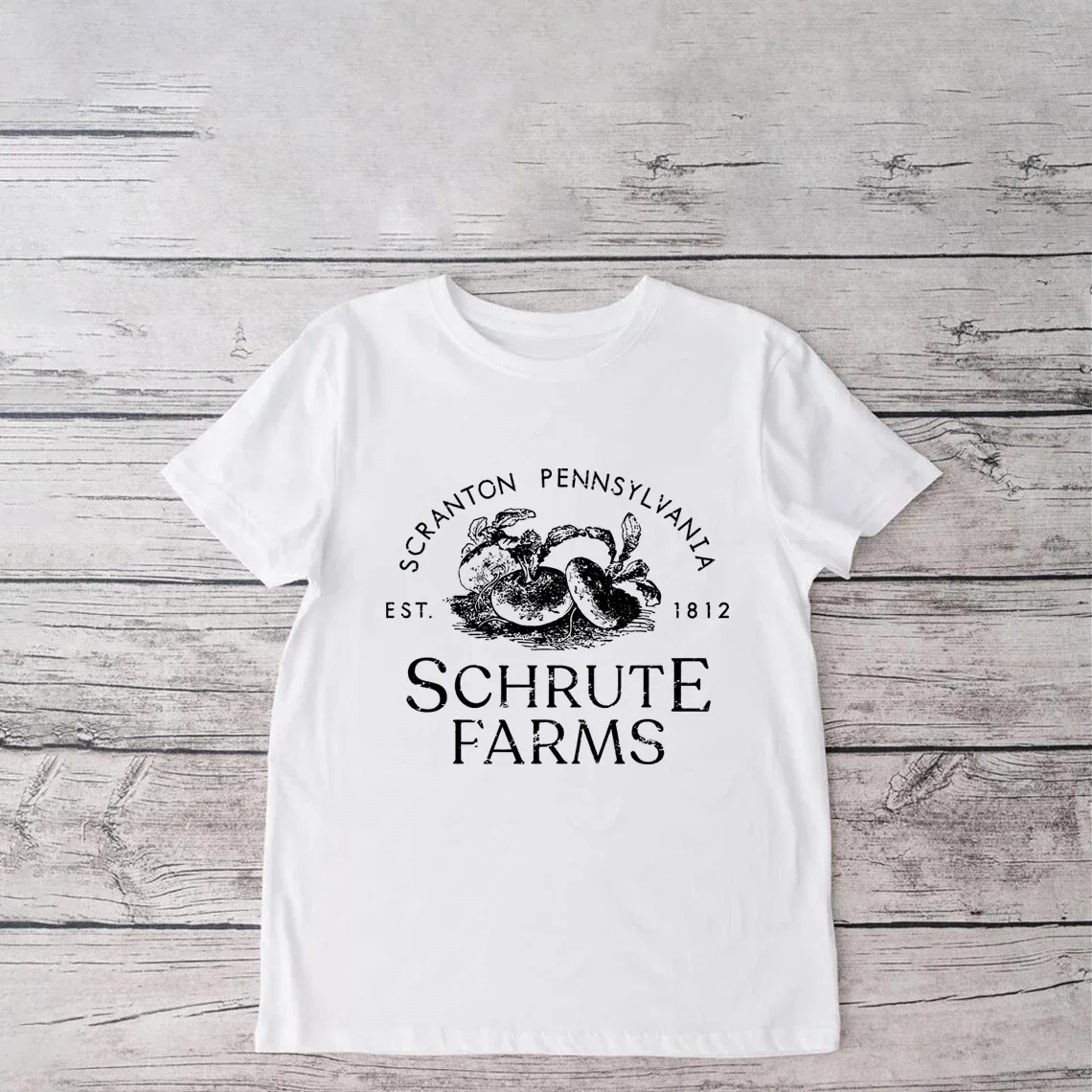The Office Schrute Farms Beets Schrute Farms Women's T-shirt The Office TV Show Schrute Tops Tee Dwight Schrute Women's Clothing