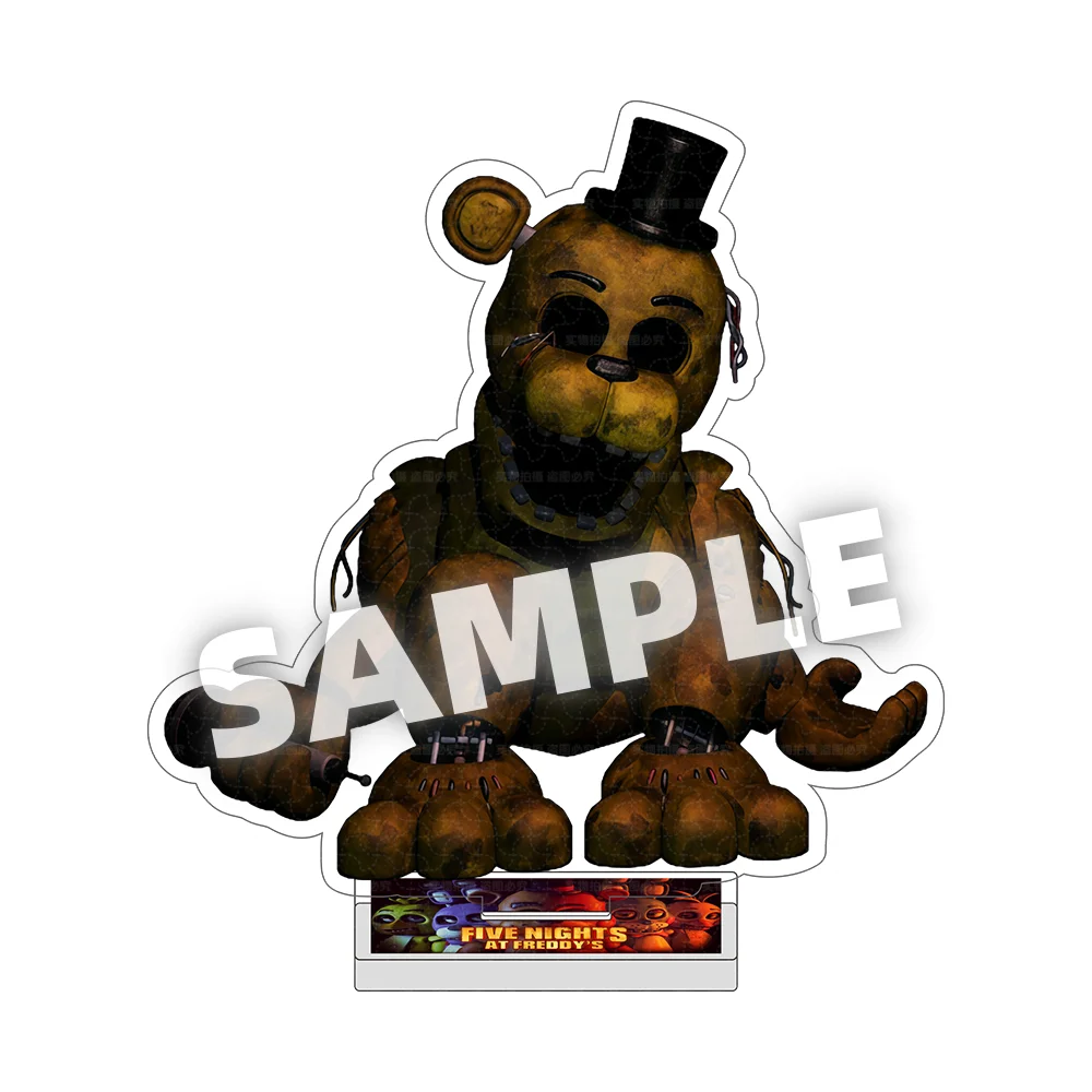FNAF Five Nights at Freddy's Foxy Golden Freddy Bonnie Freddy Fazbear Chica Springtrap Mangle The Puppet Acrylic Stand keychain