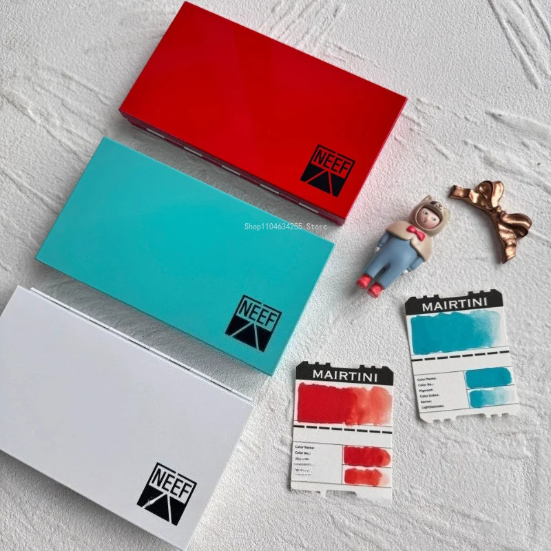High Quality Watercolor Paints in Individual Packaging Watercolor Box Half Block Full Block Grid Watercolor Box Storing Paints