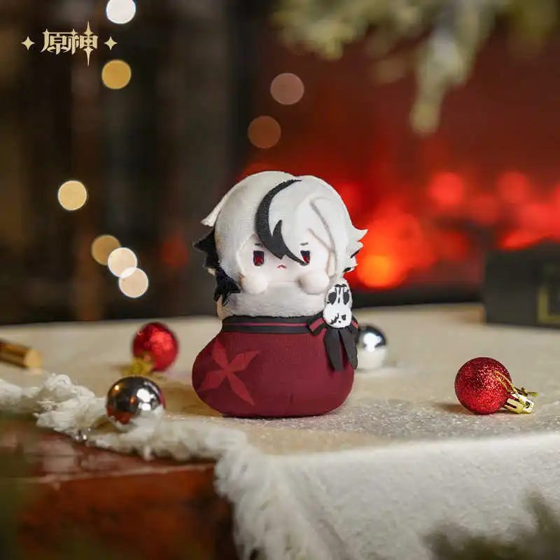 Official Genshin Impact House Of The Hearth Winter Tartaglia  Plushies Plush Doll Clothes Bag Pendant Keychain Anime Toy  Kids G