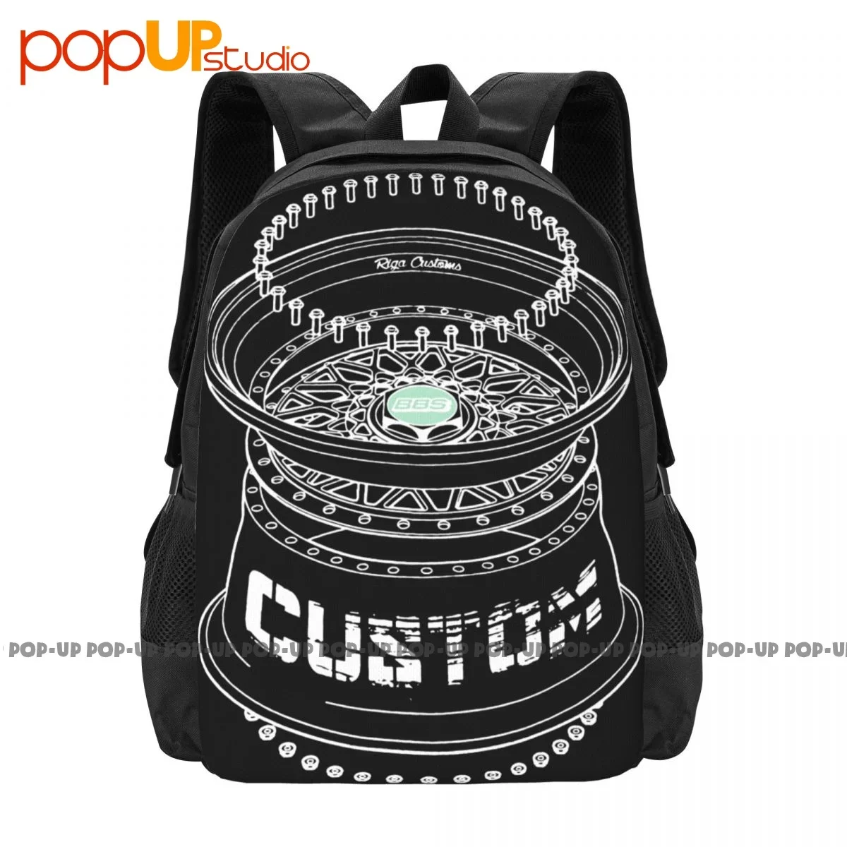 

Bbs Rs Rim Stance Motorsport Riga Customs Backpack Large Capacity Bookbag Schoolbag Storage Bag Bags For Travel