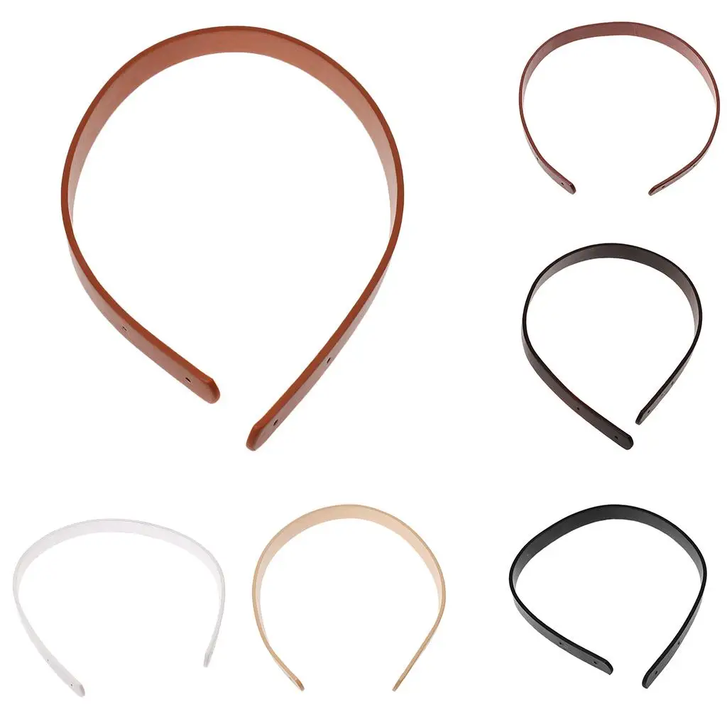 Removable And Adjustable Wooden Bag Handle PU Leather Handle Replacement