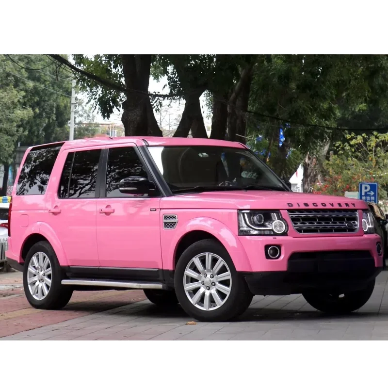 

3M PPF Crystal Pink High Gloss Car Vinyl Wrap Air Release PET Not Layered Anti Stain Easy Removal No Residue Candy Shine