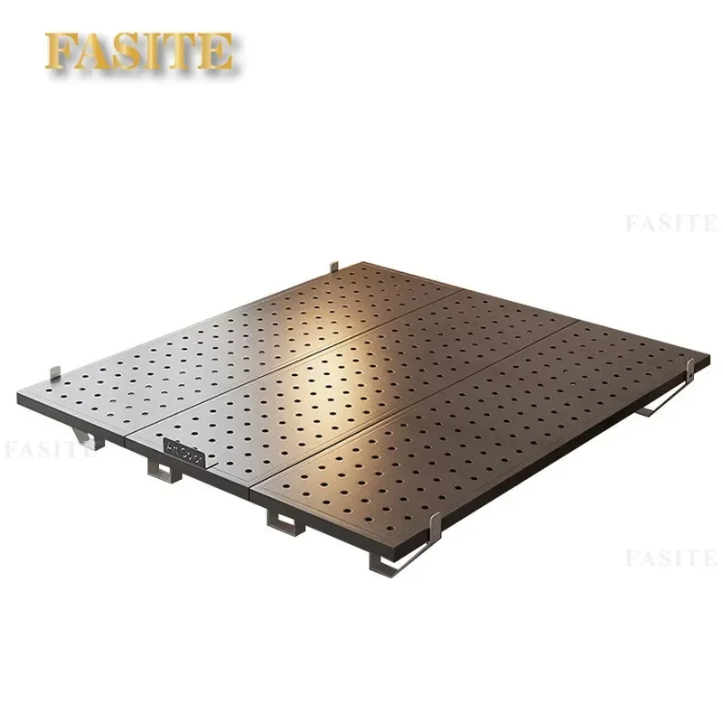 For 1.8m Double Bed Frame New Carbon Steel Italian Minimalist Master Bedroom Furniture Zero Glue Space Saving Design