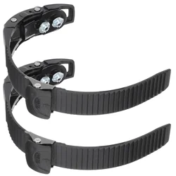 Rodillos de piezas para patinete, correa de energía para zapatos de patinaje, correas de fijación, 2500x700x250cm, herramienta de repuesto reemplazable, color negro