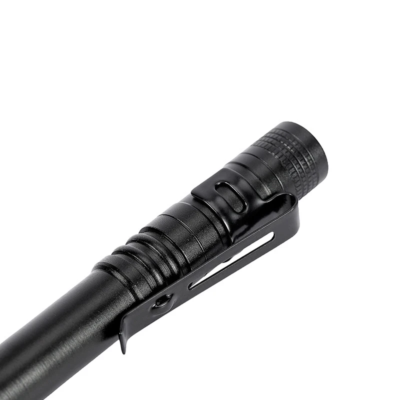 1Pc Powerful Mini Flashlight Pen Torch Small Flashlight Waterproof Lanterna Pocket Flashlight （battery Not Included）